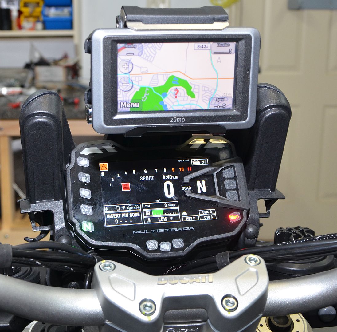 GPS Mount for 2015 Multistrada Ducati.ms The Ultimate Ducati Forum